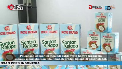 Zulkifli Hasan Lepas Ekspor Produk Olahan Kelapa Senilai Rp25,3 Miliar di Lampung