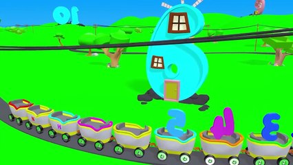 Learn To Count Numbers _ 123 Counting _ 1234 Number Train _ Preschool & Kind_HD