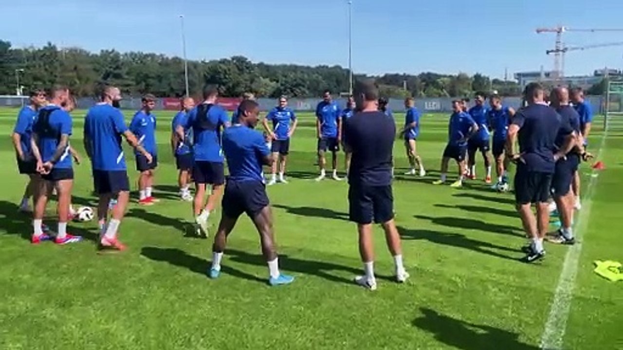 Trening Lecha Poznań przed meczem z Rakowem