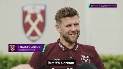 Fullkrug expecting plenty of assists from Bowen and Paqueta