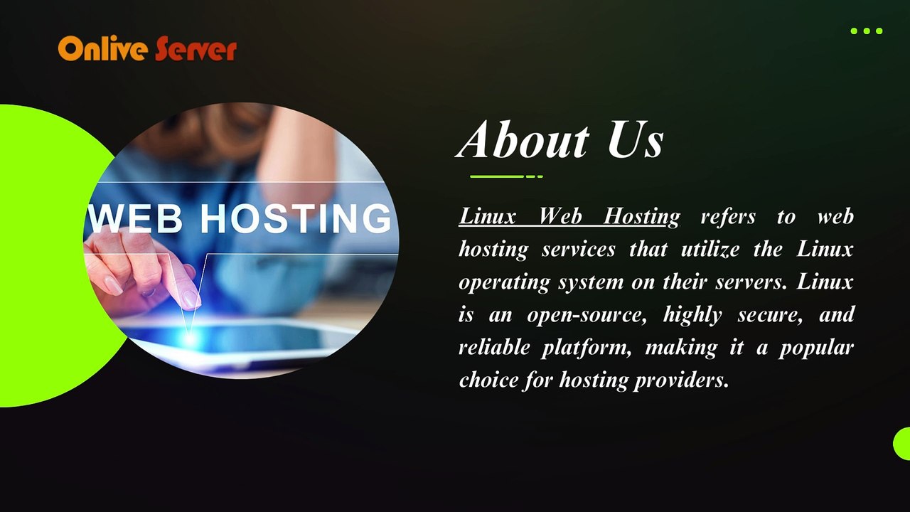 Scalable and High-Performance Linux Web Hosting Solutions