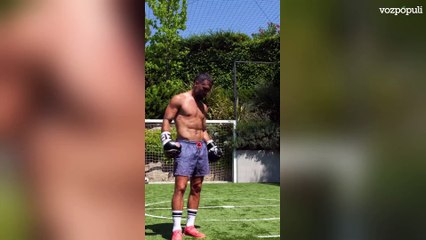 Carvajal arrasa en redes con este entrenamiento
