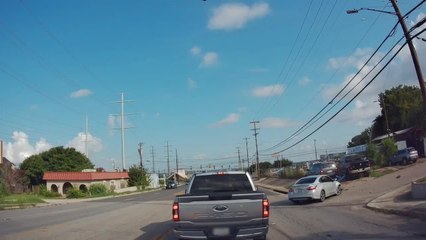 Sedan Car Collides With SUV on Intersection