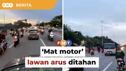 ‘Mat motor’ lawan arus ditahan