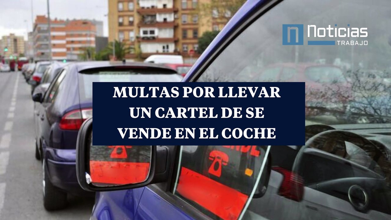 Multa de 1.000 euros y retirada inmediata del vehículo a los conductores que pongan esto en el coche