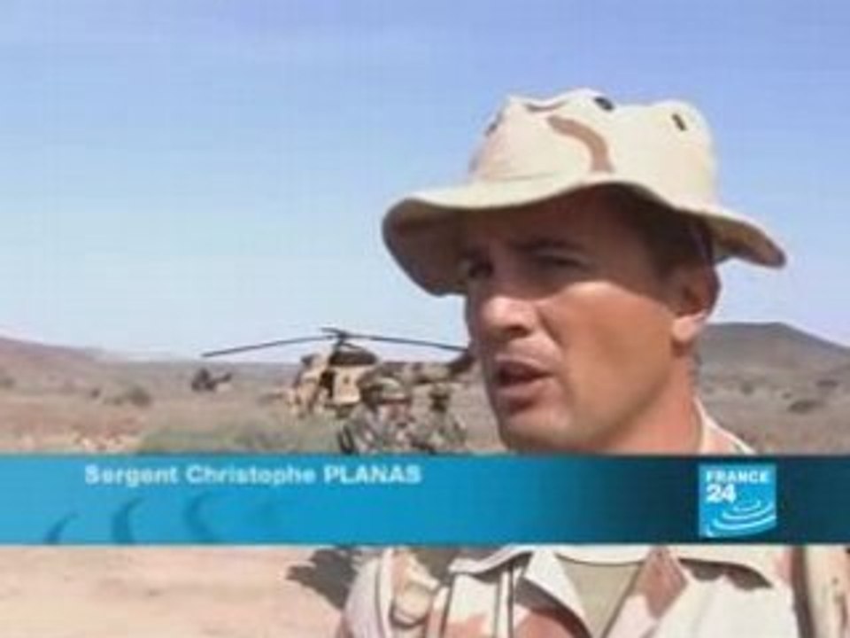 Stage de combat dans le désert