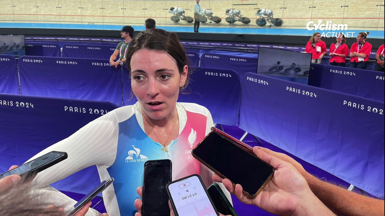 Cyclisme - Paris 2024 - Marion Borras, privée de médaille en poursuite par équipes : "Je ne sais pas si on a des choses à regretter"