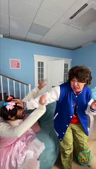 Brother VS Sister Challenge  by 123 GO #shorts