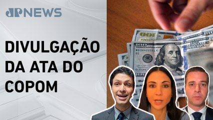 Dólar tem queda e fecha a R$ 5,65; Alan Ghani, Amanda Klein e Cristiano Beraldo analisam