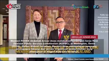 Menteri PANRB Kunker ke NZPSC New Zealand Public Service Commision di Wellington