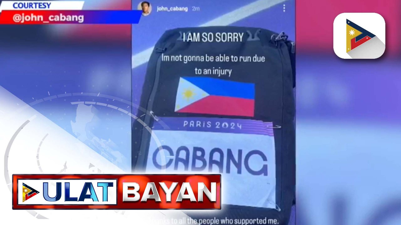 John Cabang Tolentino, nag-withdraw sa 2024 Paris Olympics Men’s 110 meter Hurdles Repechage dahil sa injury