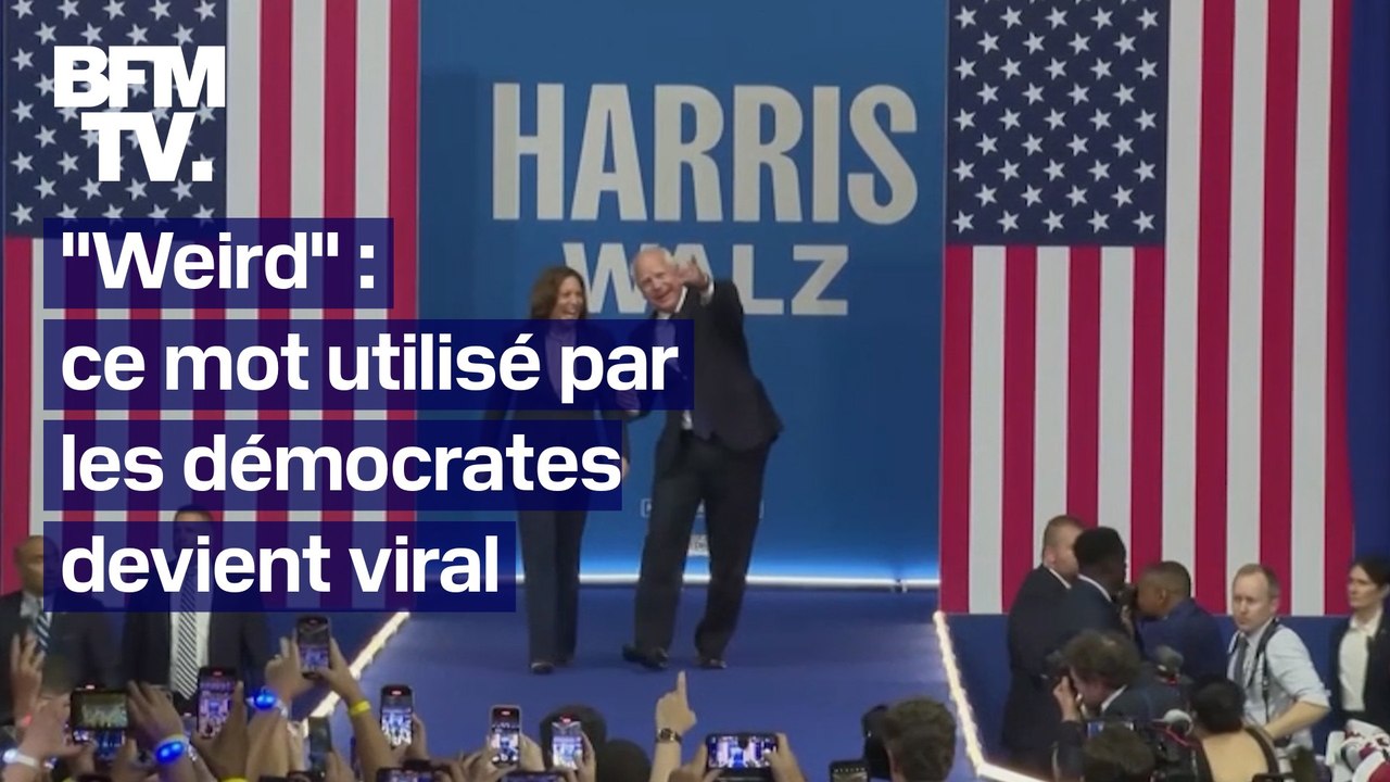 "Weird": pourquoi ce petit mot de Tim Walz, nouveau colistier de Kamala Harris, est devenu viral