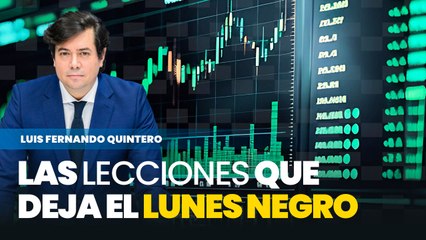 Las lecciones que hay que aprender del 'Lunes Negro' en las bolsas