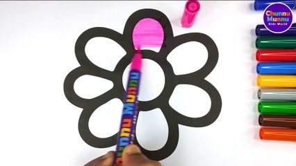 Beautiful Flower Coloring Page for Kids | Fun Painting & Coloring Activity for Toddlers 