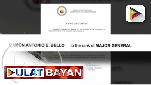 PBBM, isinumite na sa Commission on Appointments ang ad interim appointment ng ilang opisyal ng AFP