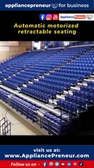 Automatic Motorised Retractable Seating #technology Welcome to the Appliancepreneur Instagram.Introducing Automatic Motorised Retractable Seating. Innovative seating solution takes comfort and functionality to the