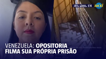 Opositora transmite ao vivo sua prisão por militares na Venezuela