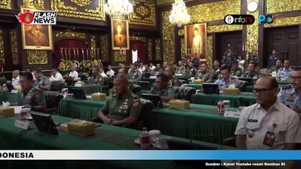 PENYERAHAN LAPORAN HASIL PEMERIKSAAN BPK RI ATAS LAPORAN KEUANGAN KEMHAN TAHUN 2023