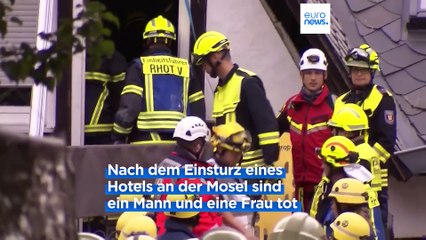 Hoteleinsturz in Kröv: fünf Menschen gerettet, zwei Tote