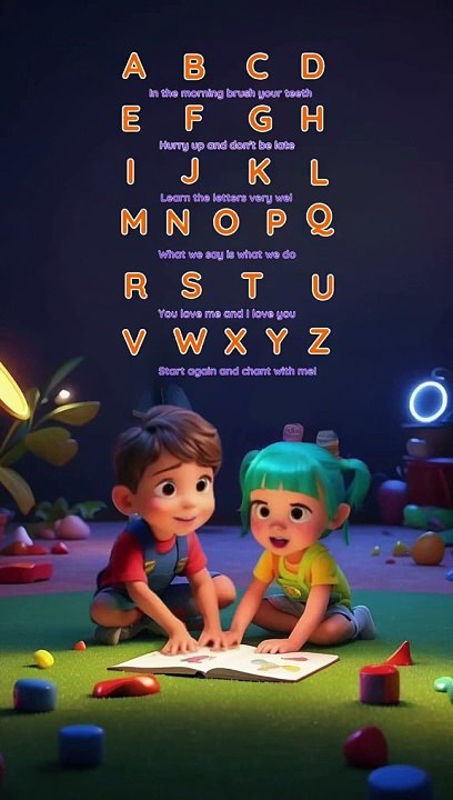 Kids learning ABC