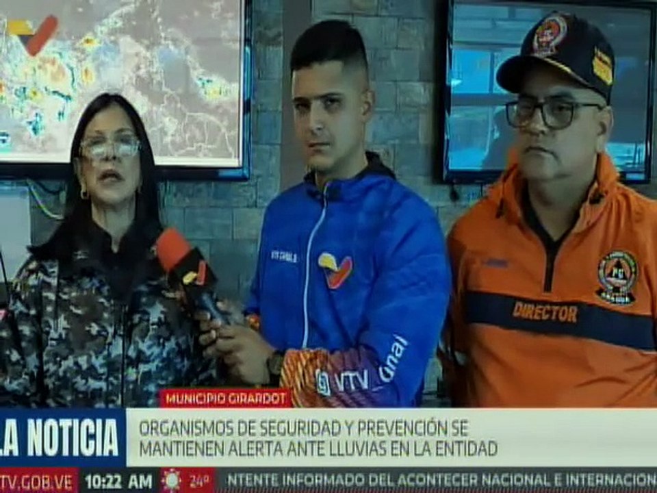 Alrededor de 200 hombres y cuadrillas desplegadas en alerta por fuertes lluvias en el edo. Aragua