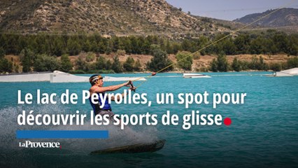 Le lac de Peyrolles, un spot pour découvrir les sports de glisse