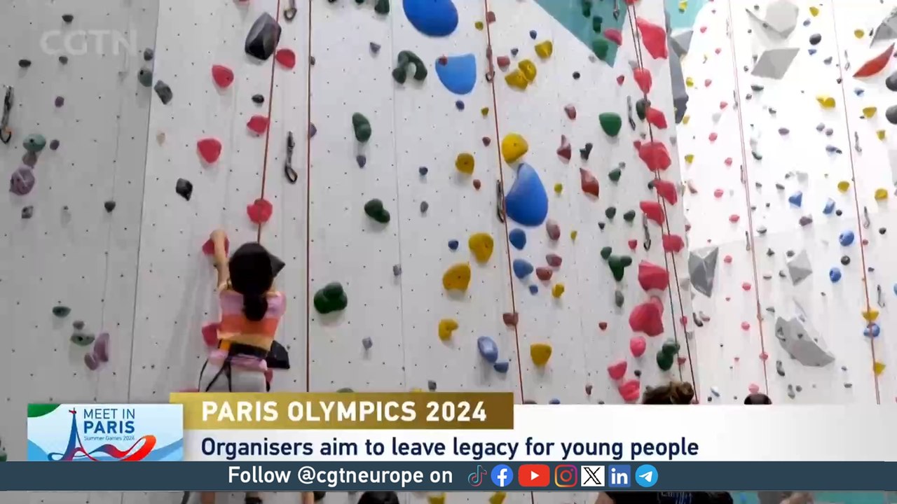Olympics scaling up climbing opportunities for young Parisians‌