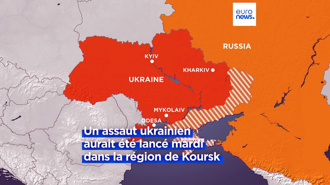 "Percée ukrainienne" dans la région russe de Koursk : Poutine parle de "provocation"