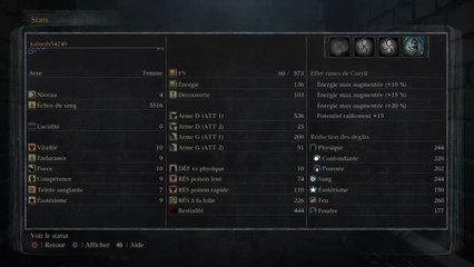 Bloodborne - Ludwig BL4 NG+6 ( No Damage ) Gemmes du miséreux