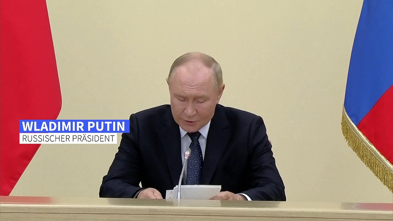 Putin zu ukrainischen Angriffen: 'Groß angelegte Provokation'