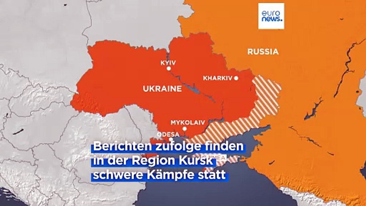 Ukraine greift russisches Grenzgebiet an, tausende Menschen fliehen aus der Region Kursk