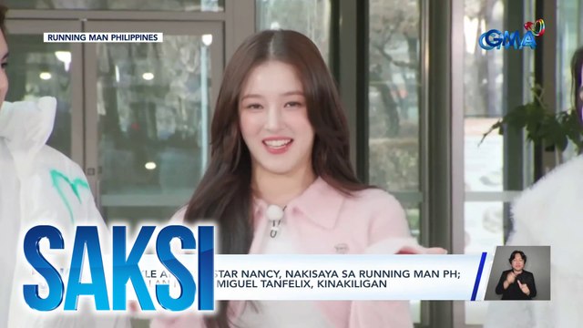 Sparkle at K-POP star Nancy, nakisaya sa running man ph; tambalan nila ni Miguel Tanfelix, kinakiligan | Saksi