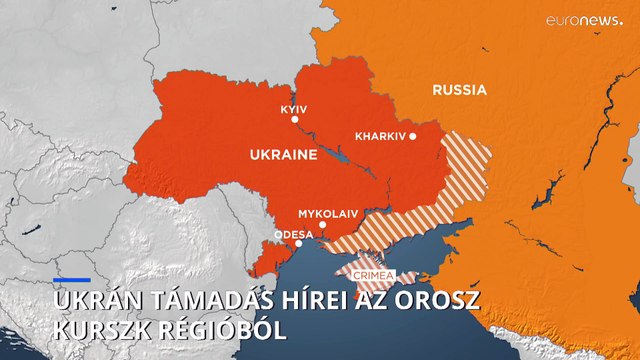 Orosz területre hatoltak be az ukrán erők, ezrével menekülnek az oroszok