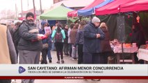 SAN CAYETANO: AFIRMAN MENOR CONCURRENCIA