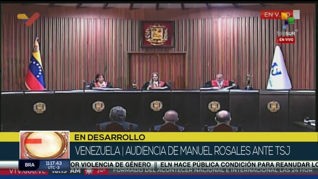 Manuel Rosales acudió a la Sala Electoral del TSJ