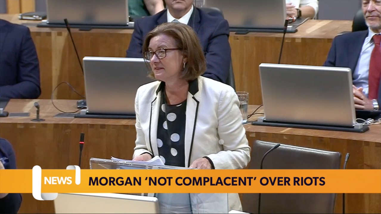 Eluned Morgan says she will not be complacent over possible rioting in Wales