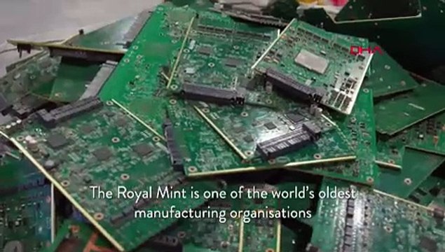 Elektronik atıkları altına dönüştürecek bir fabrika açıldı