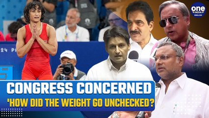Congress questions Management and Coaches After Vinesh Phogat’s Disqualification