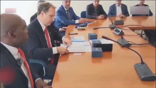 Signature de conventions Chaire UNESCO Afrique Centrale Access TIC_Universite de Brest en France