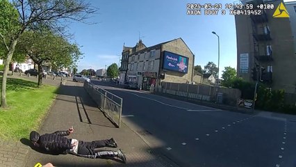 Police chase man who broke restraining order on day of release