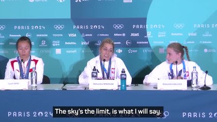 'Sky's the limit' - Miroslaw after winning first women's speed gold medal