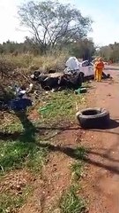 Condutor de veículo carregado com maconha morre após grave acidente na PR-323 1