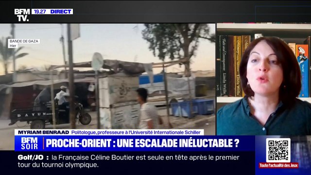 Myriam Benraad (politologue, professeure à l'Université Internationale Schiller): Au-delà de la rhétorique de la république islamique, il n'y a aucune intention véritable d'aller à une confrontation directe avec Israël