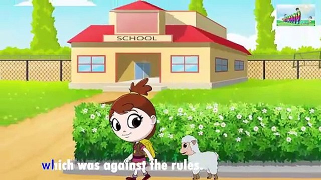 Mary Had A Little Lamb Nursery Rhyme With Lyrics Cartoon animation rhymes