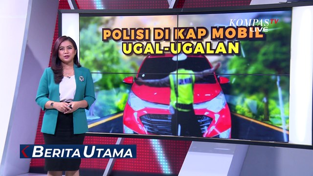 Diwarnai Aksi Kejar-Kejaran, Begini saat Polisi Bertahan di Kap Mobil Ugal-Ugalan Usai Ditabrak