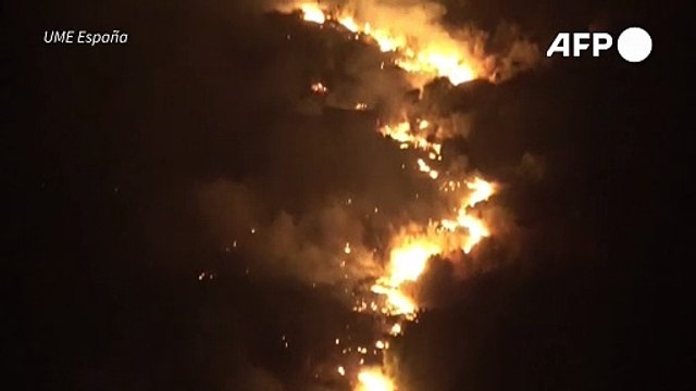 Incendio forestal arrasa más de 2.500 hectáreas en centro de España