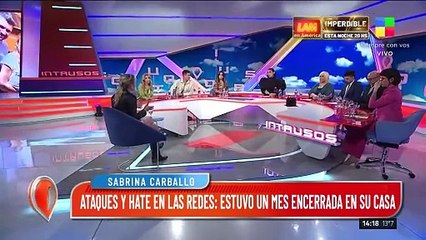 Sabrina Carballo: "Lo pasé mal en el reality, tuve mucho hate", y dijo: "Recibí amenazas de muerte"