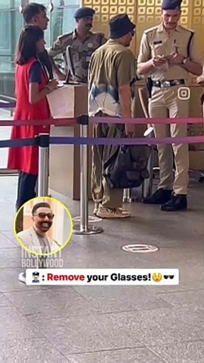Sunny Deol took off his glasses before security asked him to.