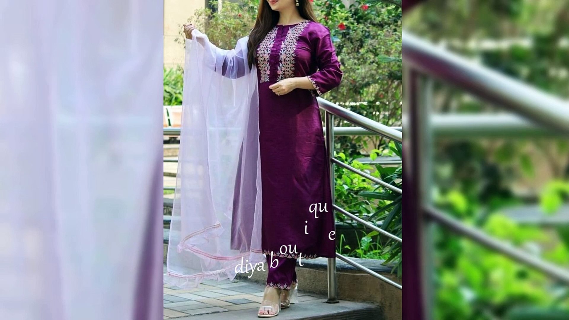 fitted lace wedding dress New Design of Long Purple Colour Bandhani Gown with Cross Back Design