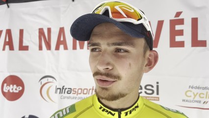 Matys Grisel, premier leader du Tour de Namur